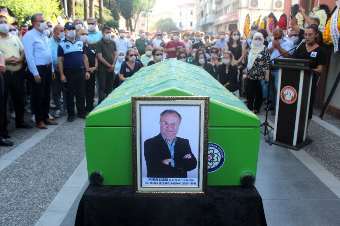 Muğla Belediye eski başkanı Orhan Çakır son yolculuğa uğurlandı