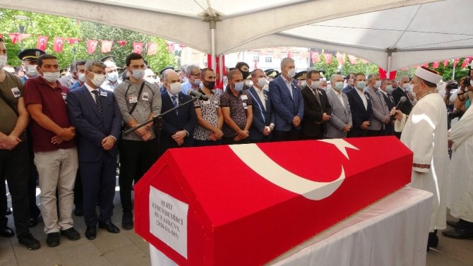 Şehit Astsubay Ethem Demirci son yolculuğuna uğurlandı