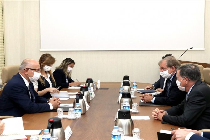 Millî Savunma Bakan Yardımcısı Karaosmanoğlu, ABD’nin Libya ve Ankara Büyükelçilerini kabul etti