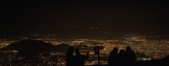 Erciyes’te meteor yağmuru görsel şölen sundu