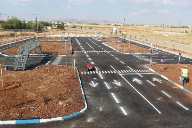 Kahta’da Trafik Eğitim Parkı tamamlandı