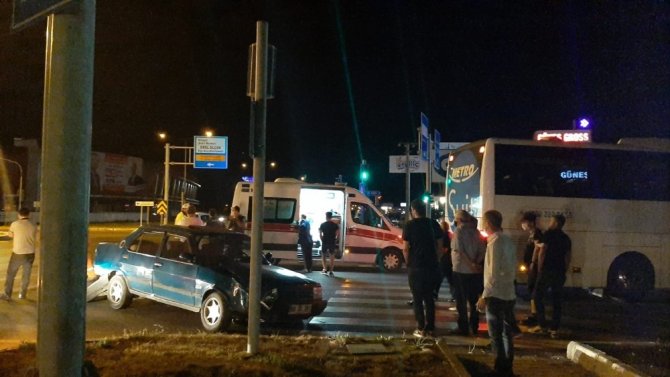 Çorum’da zincirleme trafik kazası: 2 yaralı