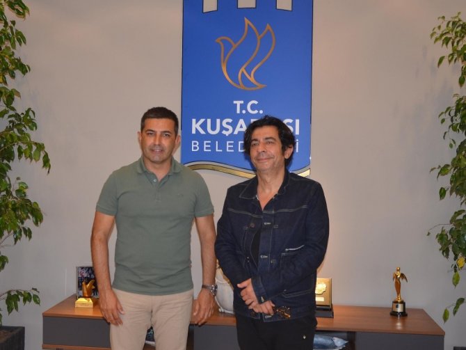 Ünlü televizyoncu Okan Bayülgen, Başkan Günel’i ziyaret etti