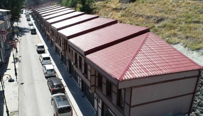 Erzurum'daki tarihi Batpazarı Çarşısı yeni çehresine kavuştu