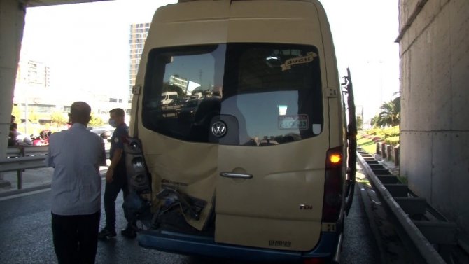 Basın Ekspres yolunda dehşete düşüren kaza