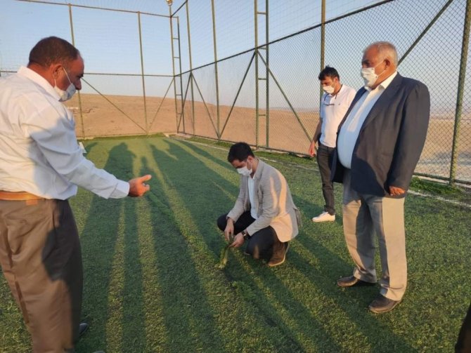 Kaymakam Güder, Sarıbalta Köyü’nde incelemede bulundu