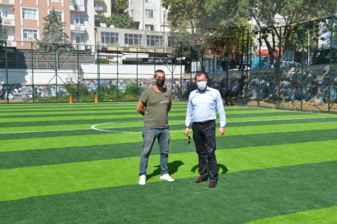 Dudullu Imam Hatip Lisesi Hali Saha Yapim Isi