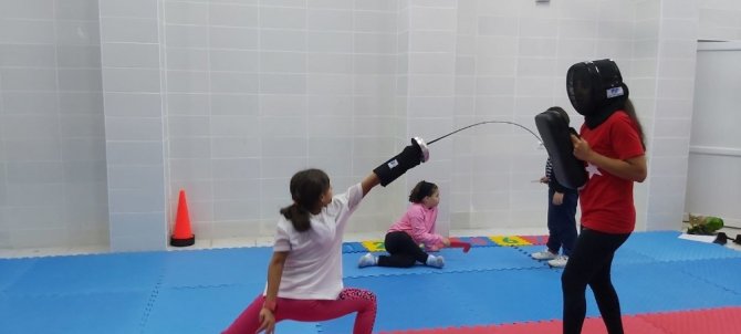 Ordu’da eskrim antrenmanları yeniden başladı