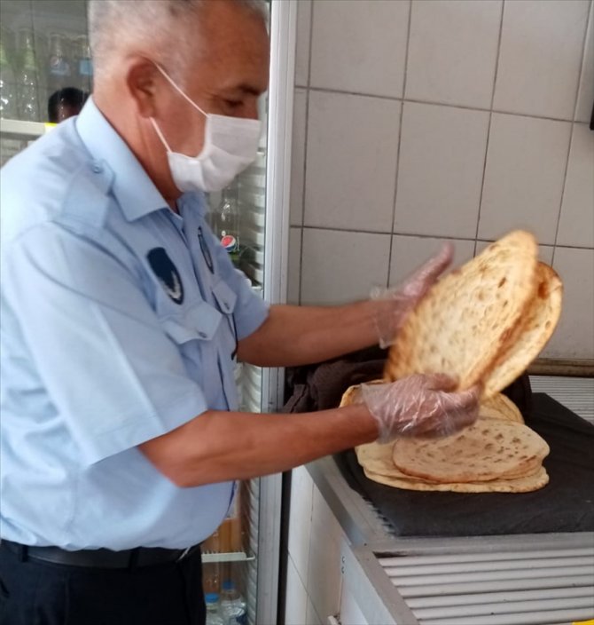 Malatya'da ekmek gramajı eksik olan pide fırınlarına işlem yapıldı