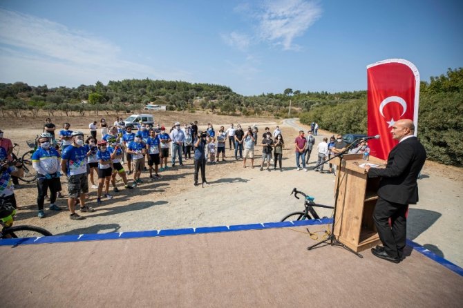 Başkan Soyer, EuroVelo 8. Akdeniz Rotası İzmir Güzergahını açtı