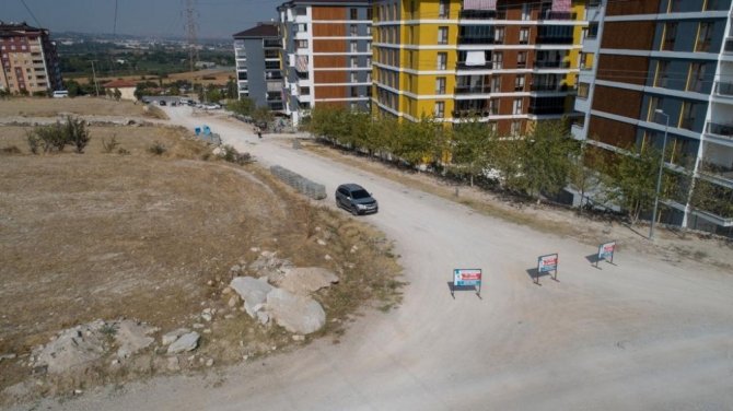 Pınarkent’te beton kilit parke döşeme çalışmaları başladı