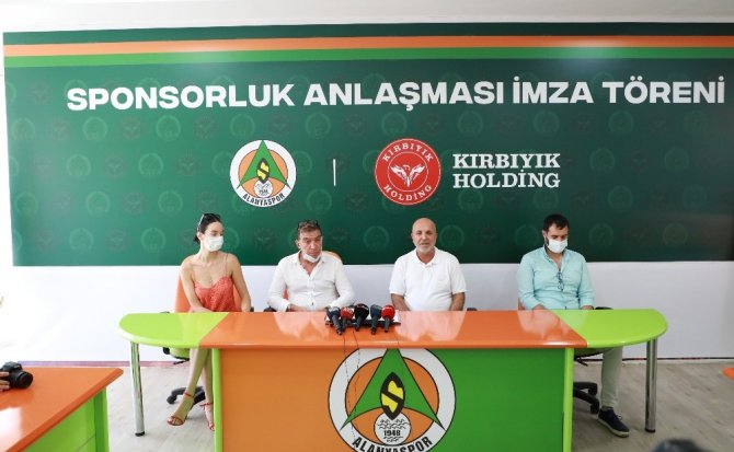 Aytemiz Alanyaspor, Kırbıyık Holding ile 1 yıllık reklam sponsorluğu sözleşmesi imzaladı