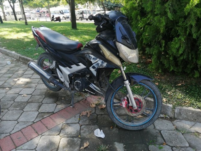 Manisa’da plakasız motosiklet çalıntı çıktı