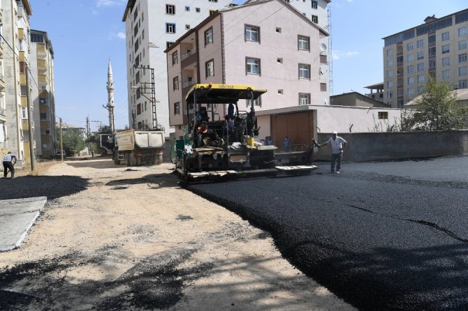 Muş Belediyesin BSK’lı asfalt çalışmaları
