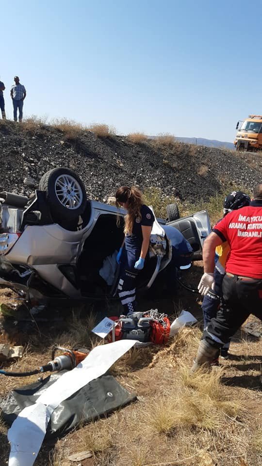 Sivas’ta trafik kazası 1 ölü 2 karalı