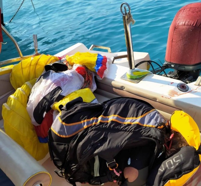Yamaç Paraşütü ile denize düşen Alman turist hayatını kaybetti