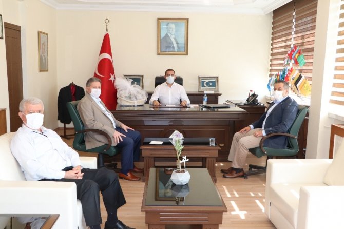 NTO Başkanı Arslan, Sultanhisar Kaymakamı Aydemir’i ziyaret etti