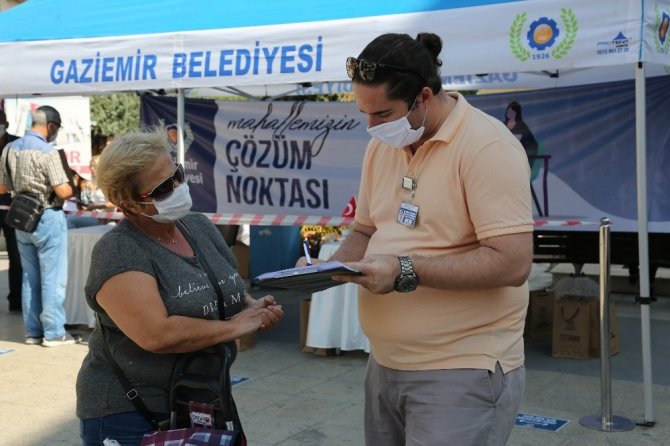 Gaziemir Belediyesi, Çözüm Noktası ile vatandaşa ulaşıyor