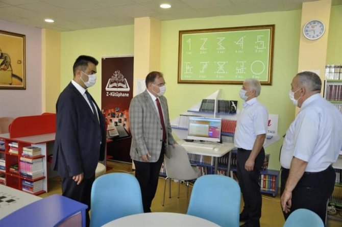 Kaymakam Türköz okulları inceledi