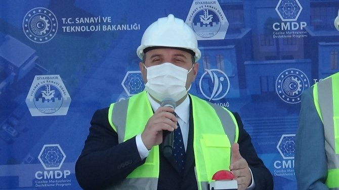 Bakan Varank, Diyarbakır’da Girişimci Destek Merkezinin temelini attı