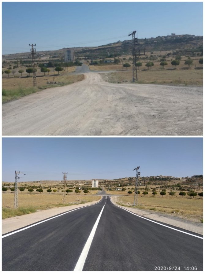Başkan Dr. Mustafa Palancıoğlu: “İki mahalle de toplam 5800 metre yol asfaltlandı”