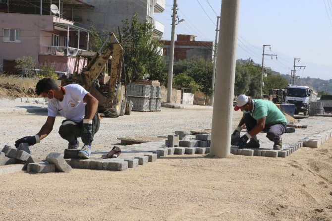 Aydın Büyükşehir Belediyesi Nazilli Hasköy yolunu yeniliyor