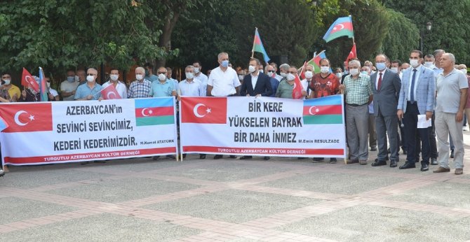Kardeş ülke Azerbaycan’a Turgutlu’dan tam destek
