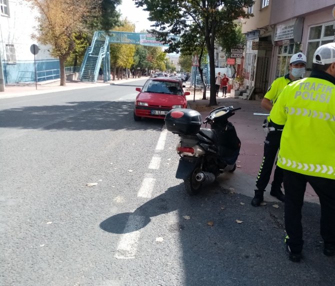 Malkara’da motosiklet devrildi: 1 yaralı