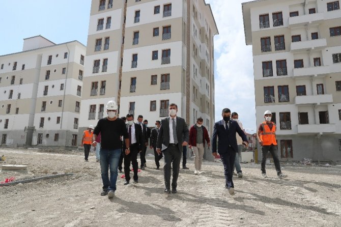 Burdur’da TOKİ evleri Mart ayına kadar tamamlanacak