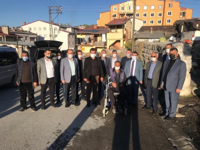 Kars Milletvekili Arslan, Sarıkamış’ta engelli vatandaşın umudu oldu
