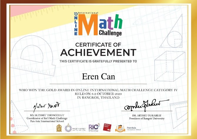 SANKO Okullarının Uluslararası matematik yarışması başarısı