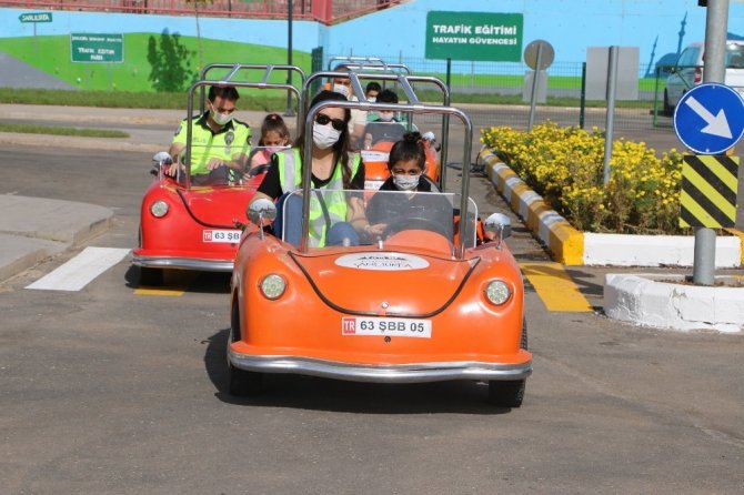 Şanlıurfa’da çocuk trafik eğitim parkında ilk eğitim