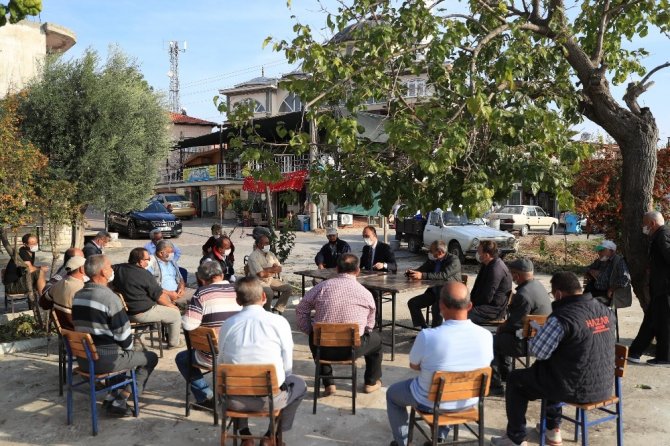 Pamukkale Belediye Başkanı Örki çiftçiler ile bir araya geldi