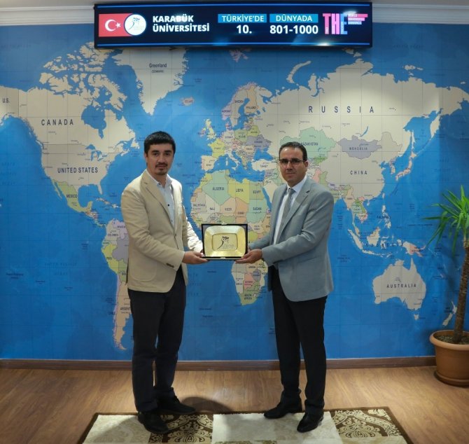 Özbekistanlı bürokrat’tan KBÜ’ye ziyaret