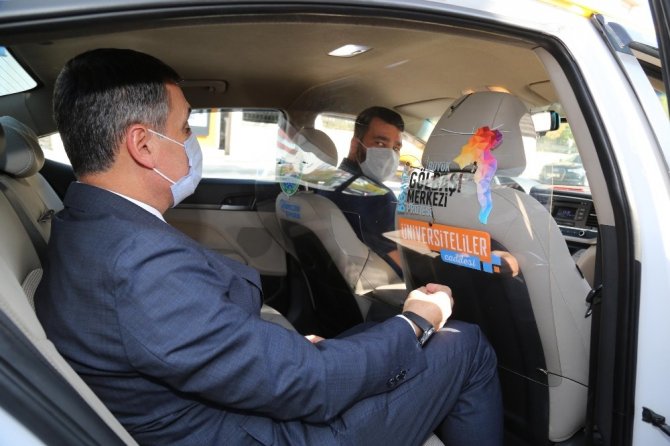 Gölbaşı Belediye Başkanı Şimşek’ten taksicilere siperlik
