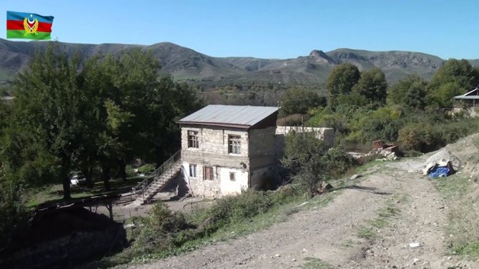 Ermenistan’ın işgalinden kurtarılan köyler görüntülendi