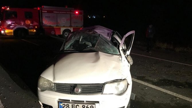 Kırıkkale’de otomobil takla attı: 3 yaralı