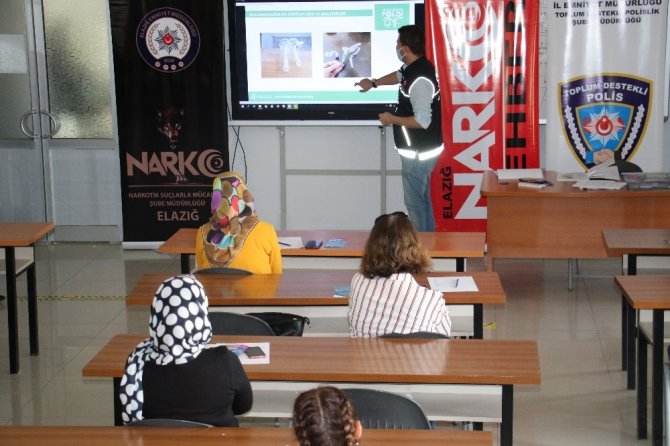 Elazığ’da ‘En İyi Narkotik Polisi, Anne’ projesi eğitimleri başladı