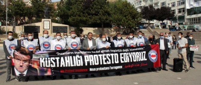 Macron Yozgat’ta protesto edildi