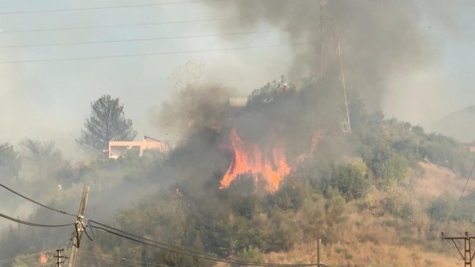 Hatay’daki orman yangını yerleşim yerlerine sıçradı