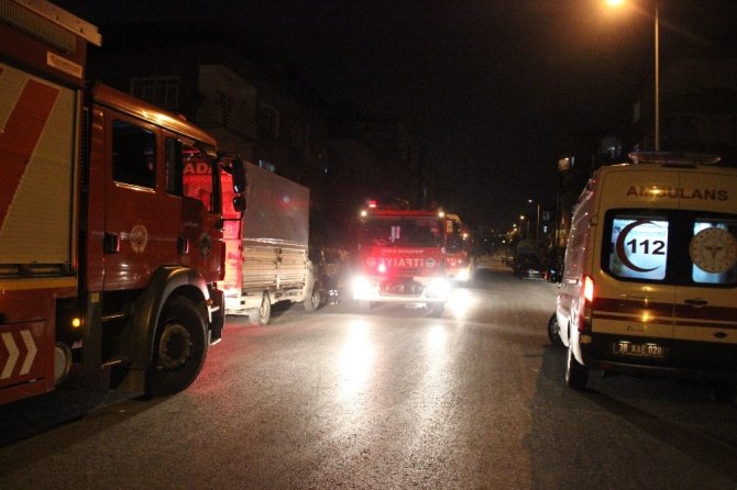 Kayseri’de 8 kişinin yaşadığı evde yangın