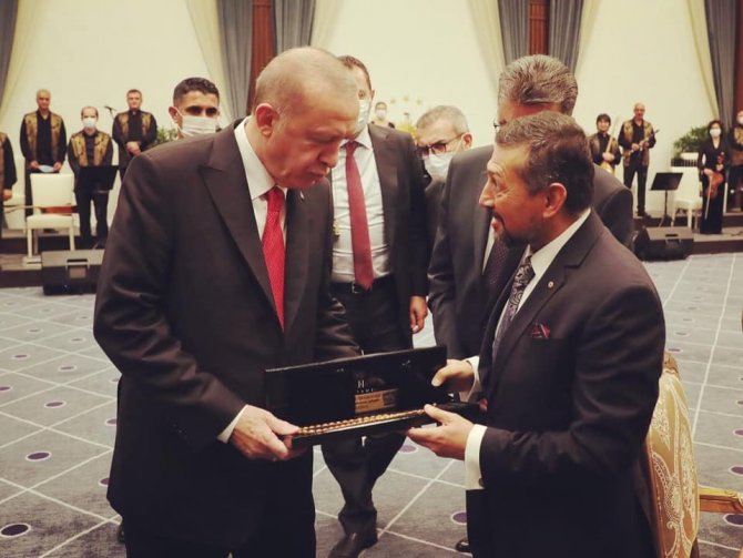 Milletvekili Erbaş, Erdoğan ve Tatar ile Cumhurbaşkanlığı Külliyesi’nde