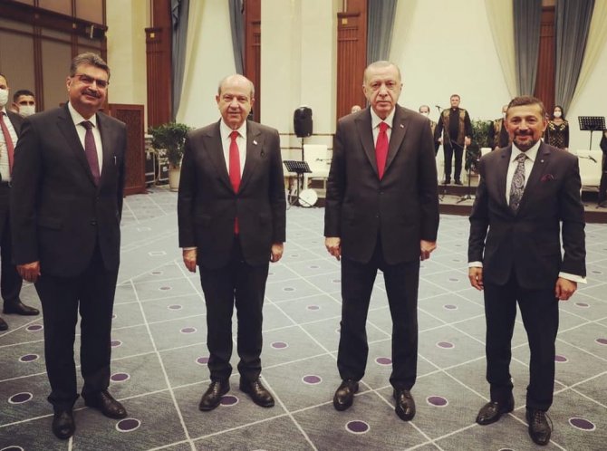 Milletvekili Erbaş, Erdoğan ve Tatar ile Cumhurbaşkanlığı Külliyesi’nde