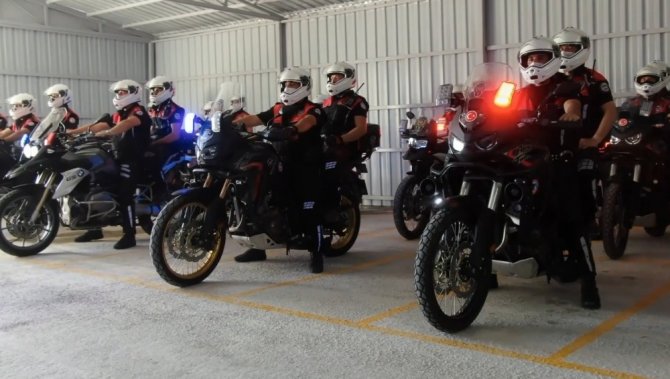 Motosikletli ve Bisikletli Polis Timler Büro Amirliği yeni yerinde