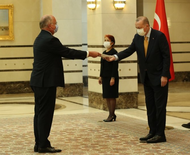 Cumhurbaşkanı Erdoğan, Belçika Büyükelçisini kabul etti