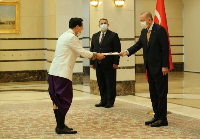 Cumhurbaşkanı Erdoğan, Kamboçya Büyükelçisini kabul etti