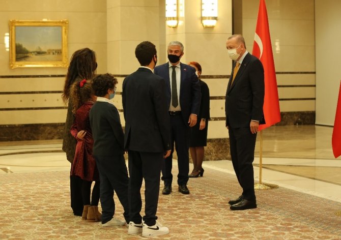 Cumhurbaşkanı Erdoğan, Danimarka Büyükelçisini kabul etti