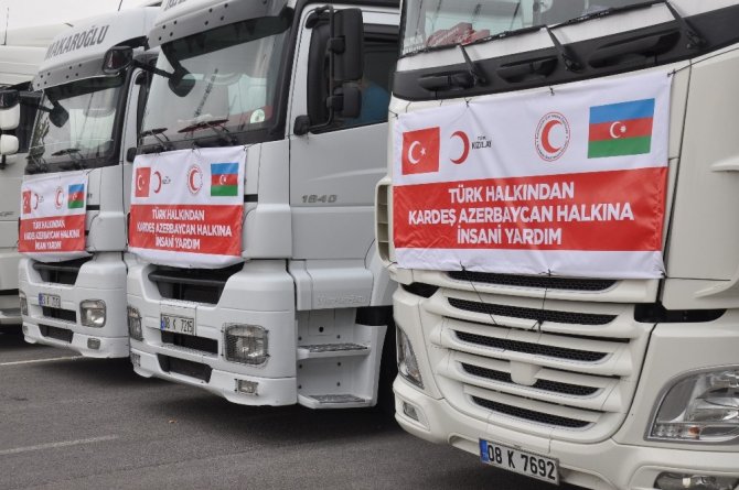 Türk Kızılayı’ndan Azerbaycan’a yardım eli