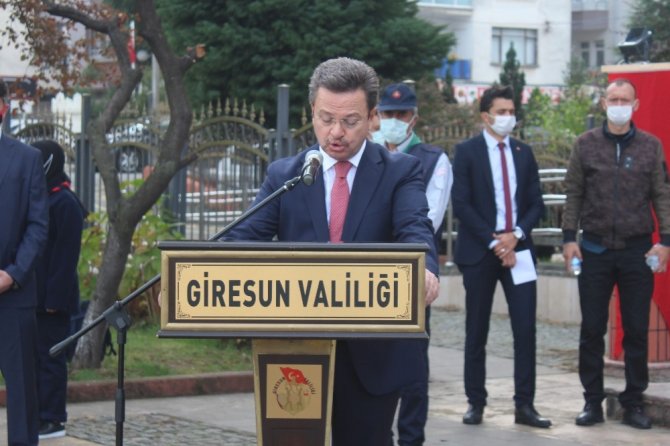 Giresun’da 29 Ekim Cumhuriyet Bayramı kutlandı