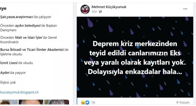 Yakınları, İzmir’de yaşayan Küçükyumuk Ailesi için sosyal medyadan çağrı yaptı